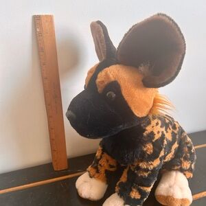 Wild Republic Cuddlekins African Wild Dog stuffed animal.
